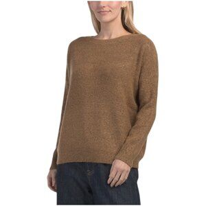 WORKSHOP Scoop Neck Marled Sweater